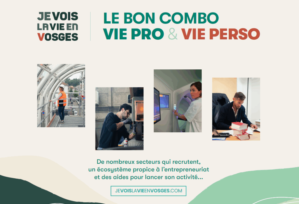 salon du travail et de la mobilité professionnelle - stand vosges